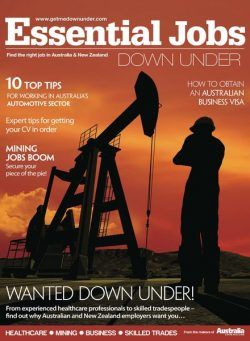 Australia & New Zealand – Essential Jobs Down Under Supplement