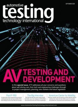 Automotive Testing Technology International – September 2020