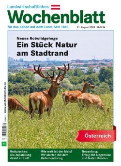 Bayerisches Landwirtschaftliches Wochenblatt Oesterreich – 20 August 2020