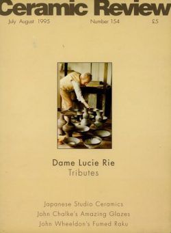 Ceramic Review – July – August 1995