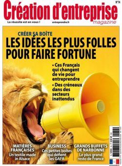 Creation d’Entreprise – Septembre-Novembre 2020