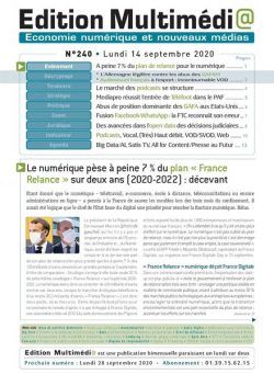 edition Multimedia – 14 Septembre 2020