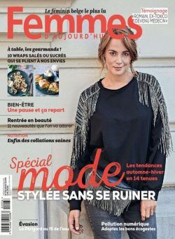 Femmes D’Aujourd’Hui – 3 Septembre 2020