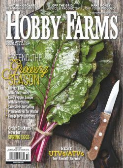 Hobby Farms – September-October 2020