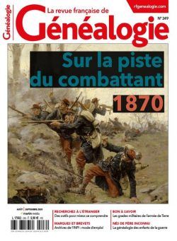 La Revue francaise de Genealogie – Aout-Septembre 2020