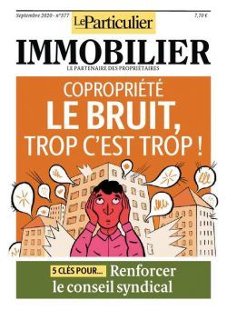 Le Particulier Immobilier – Septembre 2020