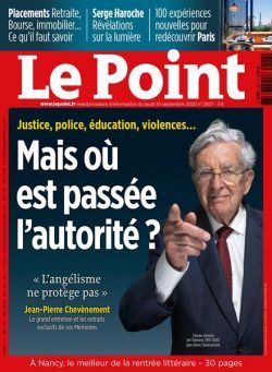 Le Point – 10 septembre 2020