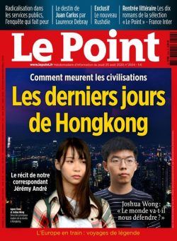 Le Point – 20 aout 2020