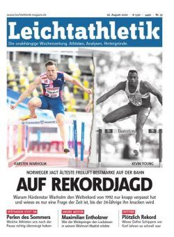 Leichtathletik – 26 August 2020