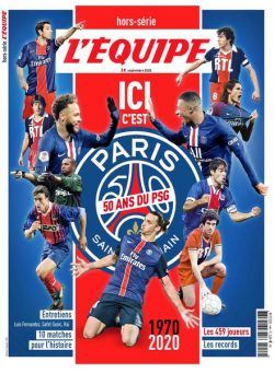 L’Equipe – Hors-Serie – Septembre 2020