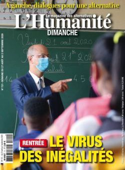 L’Humanite Dimanche – 27 Aout 2020