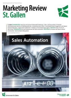 Marketing Review St Gallen – August 2020