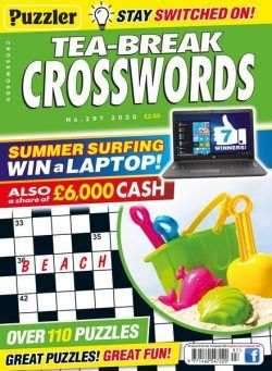 Puzzler Tea-Break Crosswords – Issue 297 – August 2020