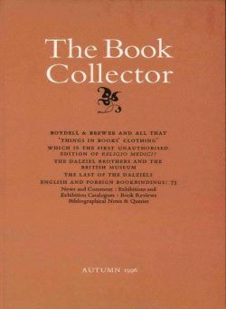 The Book Collector – Autumn 1996