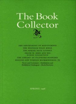 The Book Collector – Spring 1996