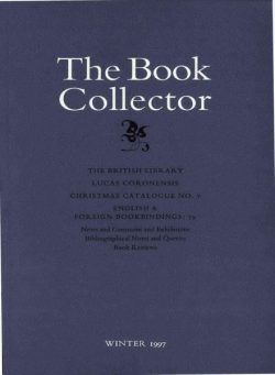 The Book Collector – Winter 1997