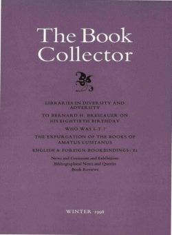 The Book Collector – Winter 1998