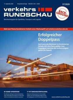 VerkehrsRundschau – 07 September 2020