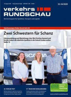 VerkehrsRundschau – 11 August 2020