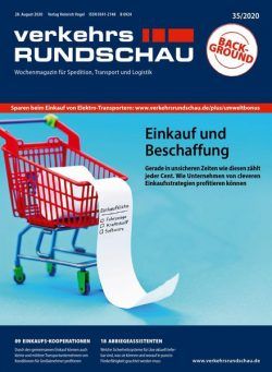 VerkehrsRundschau – 24 August 2020