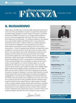 Altroconsumo Finanza – 29 Settembre 2020