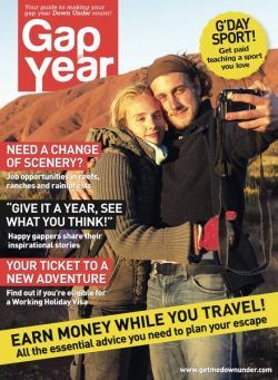 Australia & New Zealand – Gap Year Supplement