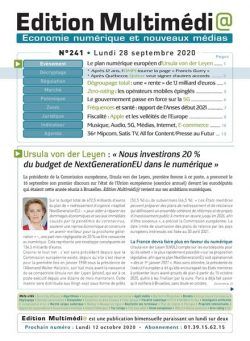 edition Multimedia – 28 Septembre 2020