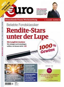 Euro am Sonntag – 2 Oktober 2020