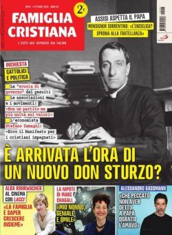 Famiglia Cristiana – 4 Ottobre 2020