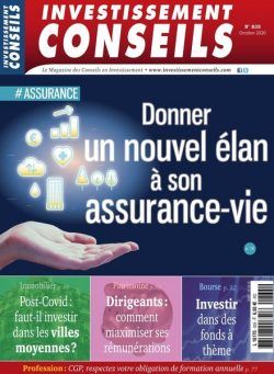 Investissement Conseils – Octobre 2020