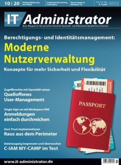 IT-Administrator – Oktober 2020