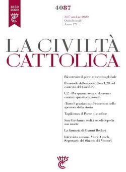 La Civilta Cattolica – 3 Ottobre 2020