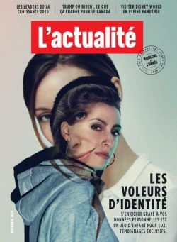 L’actualite – Novembre 2020