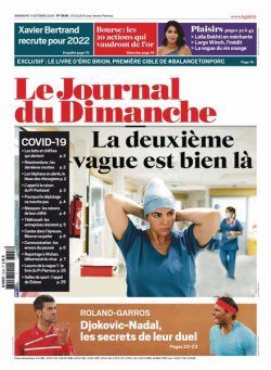 Le Journal du Dimanche – 11 octobre 2020