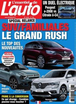 L’Essentiel de l’Auto – Octobre-Decembre 2020