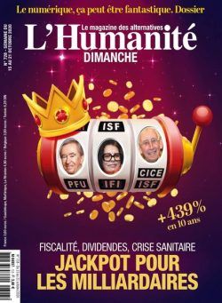 L’Humanite Dimanche – 15 Octobre 2020