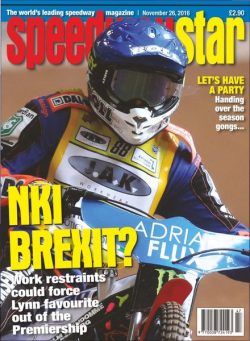 Speedway Star – November 26, 2016