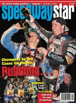 Speedway Star – November 5, 2016