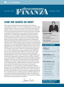 Altroconsumo Finanza 3 Novembre 2020