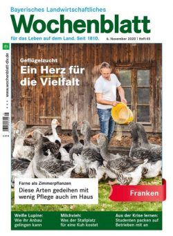 Bayerisches Landwirtschaftliches Wochenblatt Franken – 05 November 2020