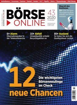 Borse Online – 22 Oktober 2020