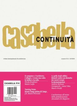 Casabella – Ottobre 2020