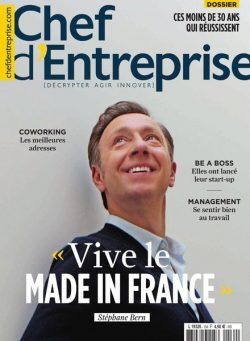 Chef d’Entreprise – Octobre 2020