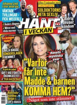 Hant i Veckan – 21 oktober 2020