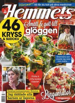 Hemmets Veckotidning – 24 november 2020