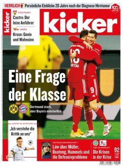 Kicker – 09 November 2020