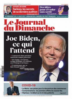 Le Journal du Dimanche – 08 novembre 2020