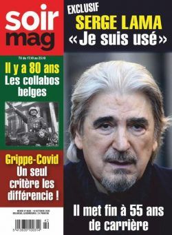 Le Soir Magazine – 16 octobre 2020