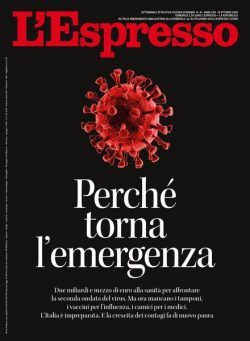 L’Espresso – 18 Ottobre 2020