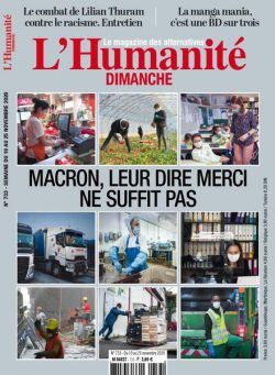 L’Humanite Dimanche – 19 Novembre 2020